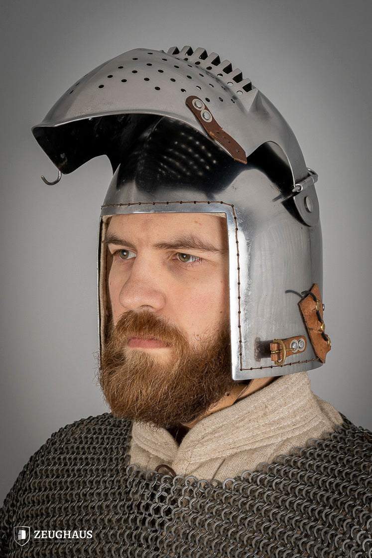 Beckenhaube mit Visier 2,5mm Poliert