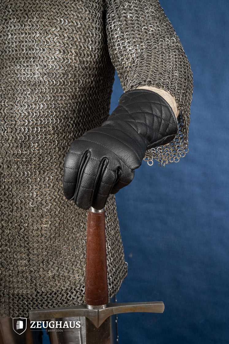 Leder Handschuhe Schwarz