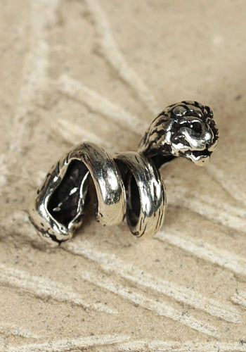 Bartperle und Lockenperle Löwe, silber