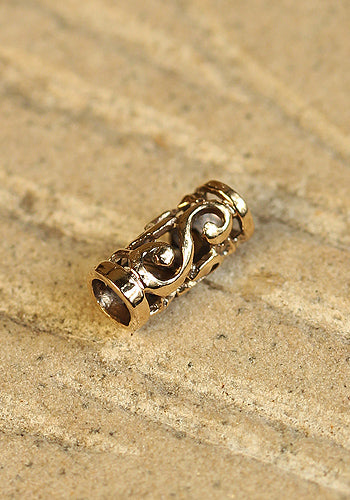 Keltische Bronzezopfperle klein Fenella 5 stk.