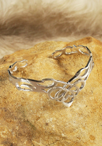 Armreif Keltisch Rigani, silber