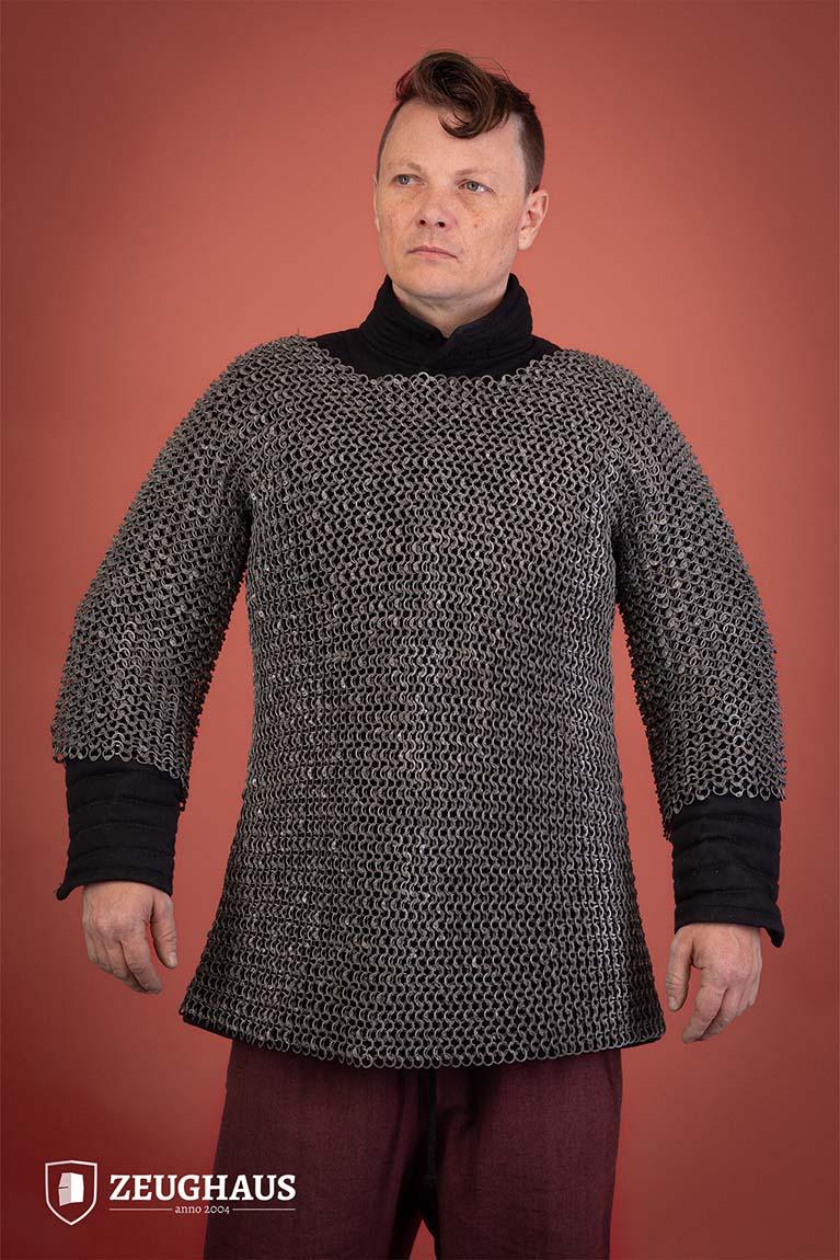 Kettenhemd Haubergeon Rundring Vernietet 10mm Aluminium