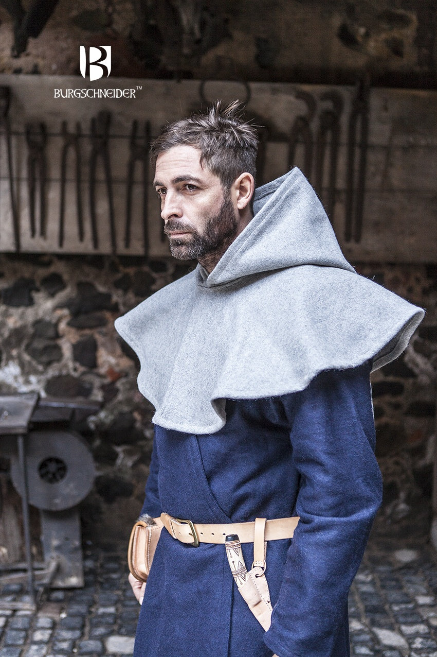 Wool Cowl Cucullus Grey