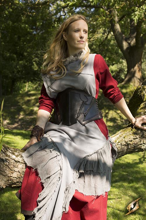 Dark Elf Corset Black/Brown