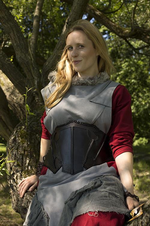 Dark Elf Corset Black/Brown