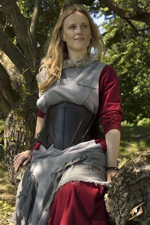 Dark Elf Corset Black/Brown