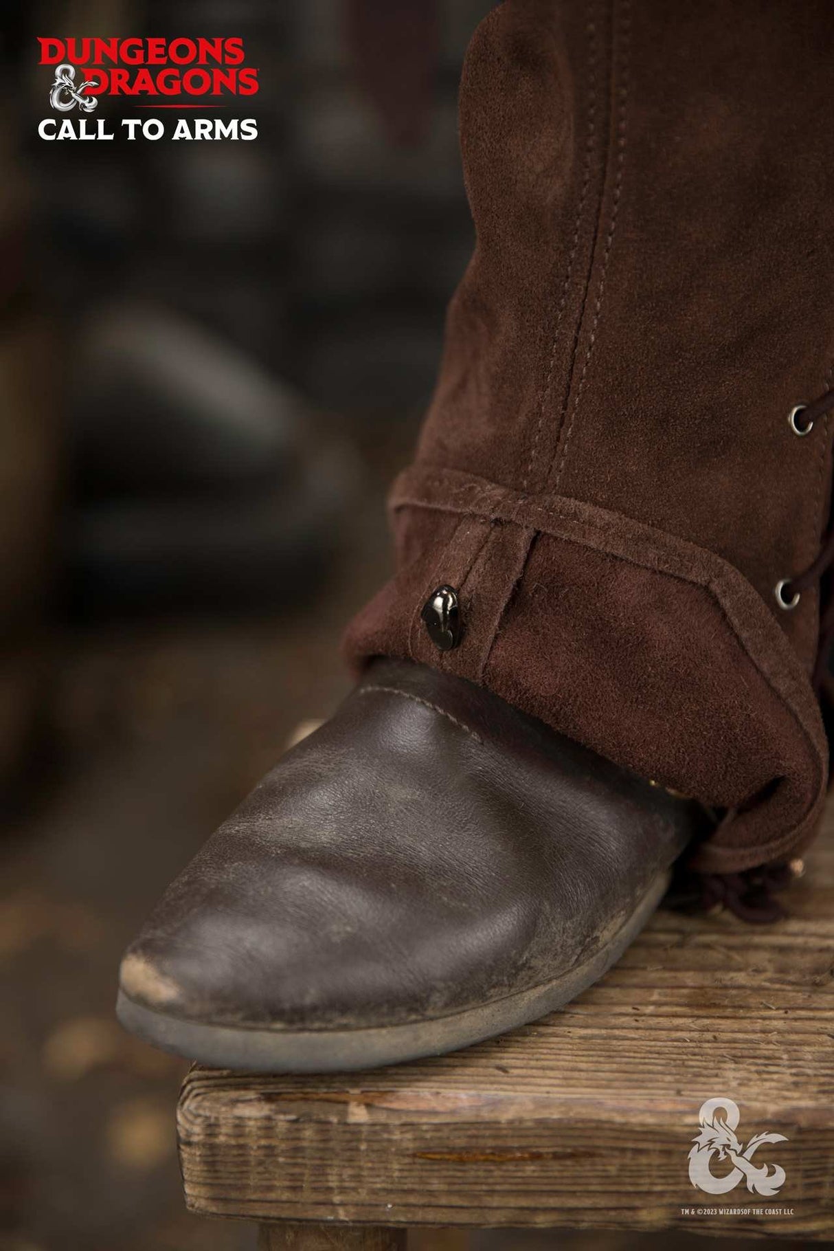 Dungeons & Dragons Leder-Gamaschen Typ 1 Braun