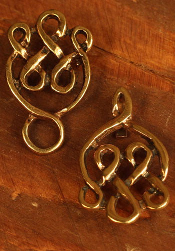 Viking Clasp Wotans Raben Bronze