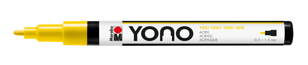 Marabu YONO Marker 0,5 - 1,5mm Gelb