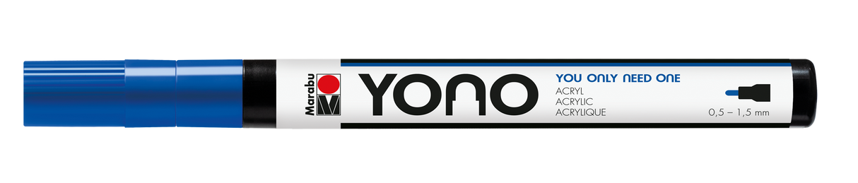 Marabu YONO Marker 0,5 - 1,5mm Dunkelblau