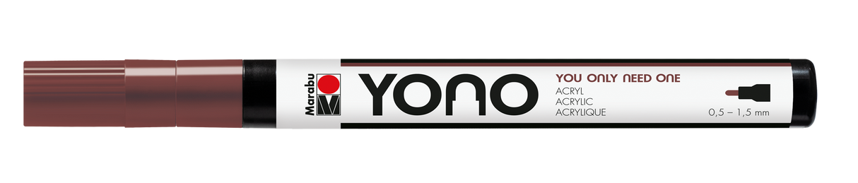 Marabu YONO Marker 0,5 - 1,5mm Braun