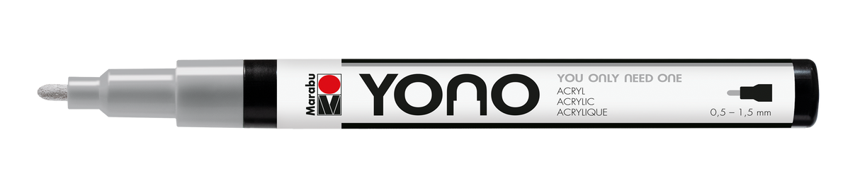 Marabu YONO Marker 0,5 - 1,5mm Grey