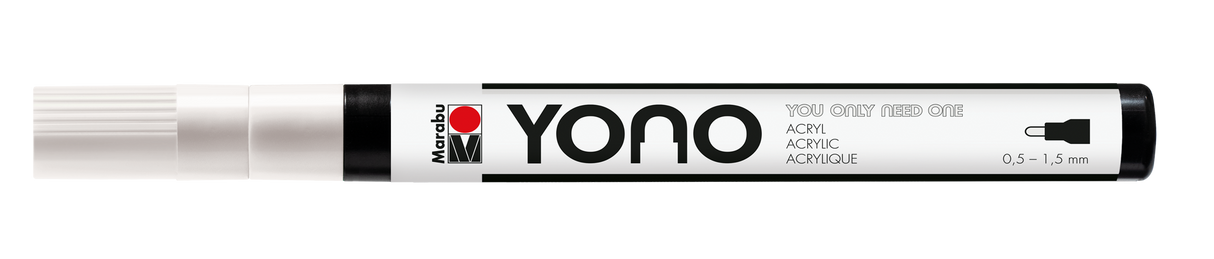 Marabu YONO Marker 0,5 - 1,5mm Weiß