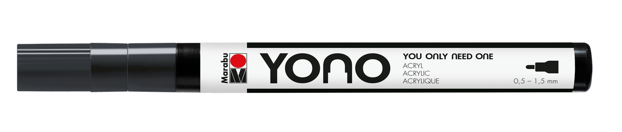 Marabu YONO Marker 0,5 - 1,5mm Schwarz