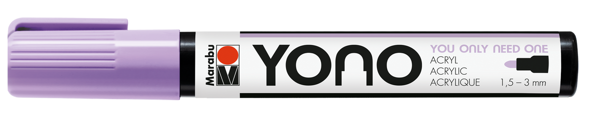Marabu YONO Marker 1,5 - 3mm Pastel Purple
