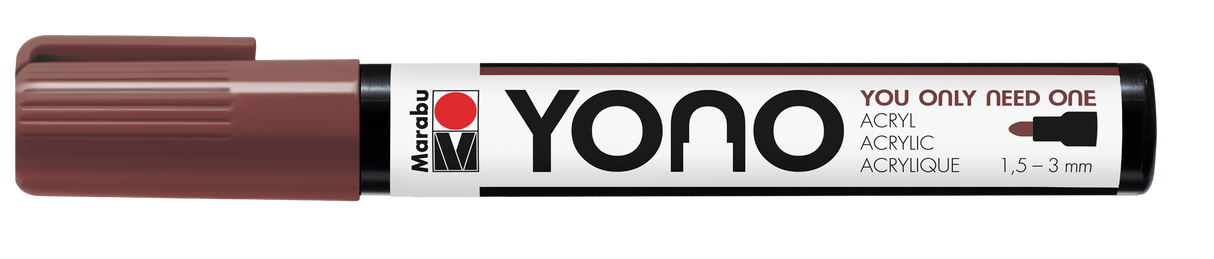 Marabu YONO Marker 1,5 - 3mm Brown
