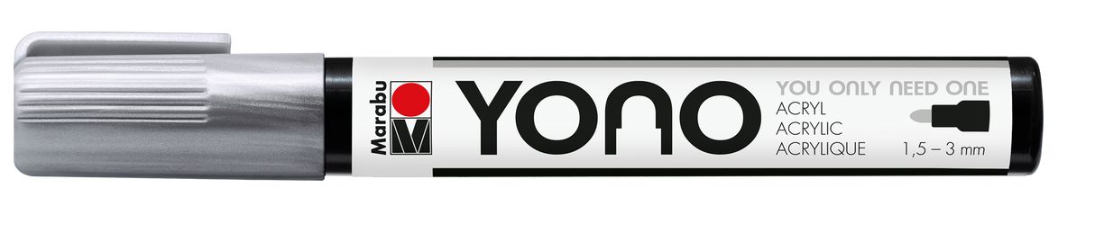 Marabu YONO Marker 1,5 - 3mm Silver