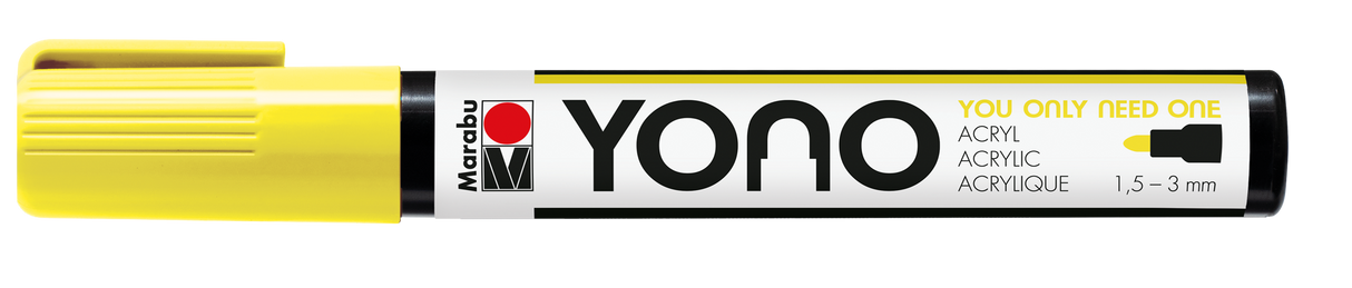 Marabu YONO Marker 1,5 - 3mm Neon Yellow