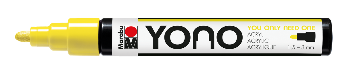 Marabu YONO Marker 1,5 - 3mm Neon Yellow