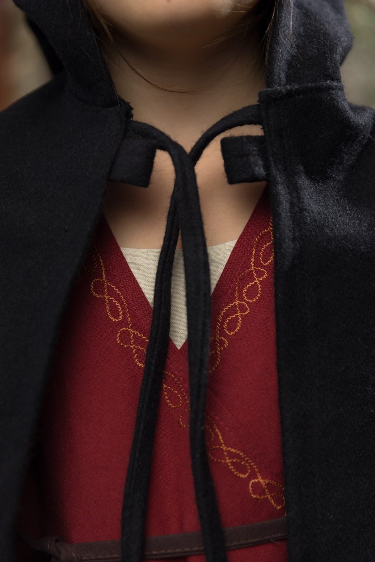 Children's Cape Leanaa Black