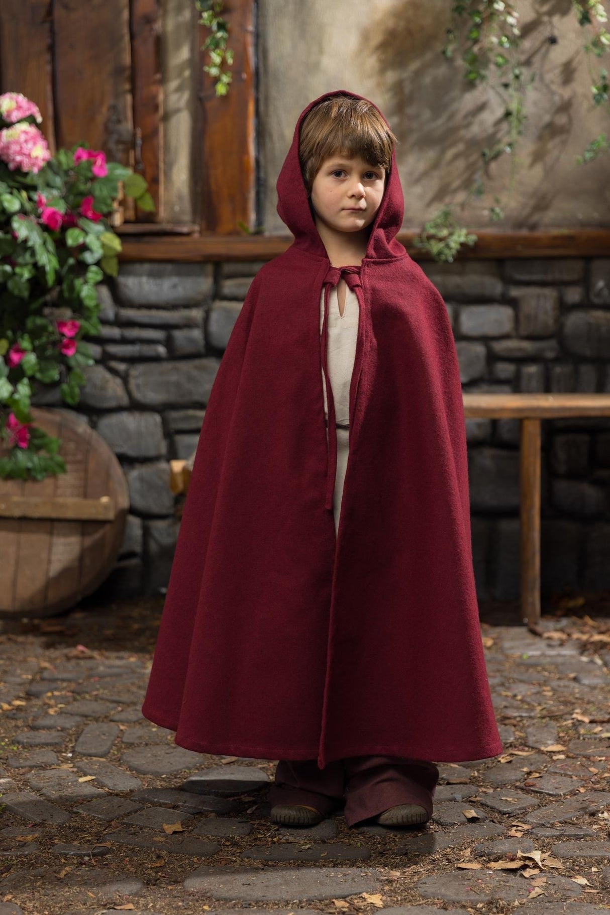 Children's Cape Leanaa Red