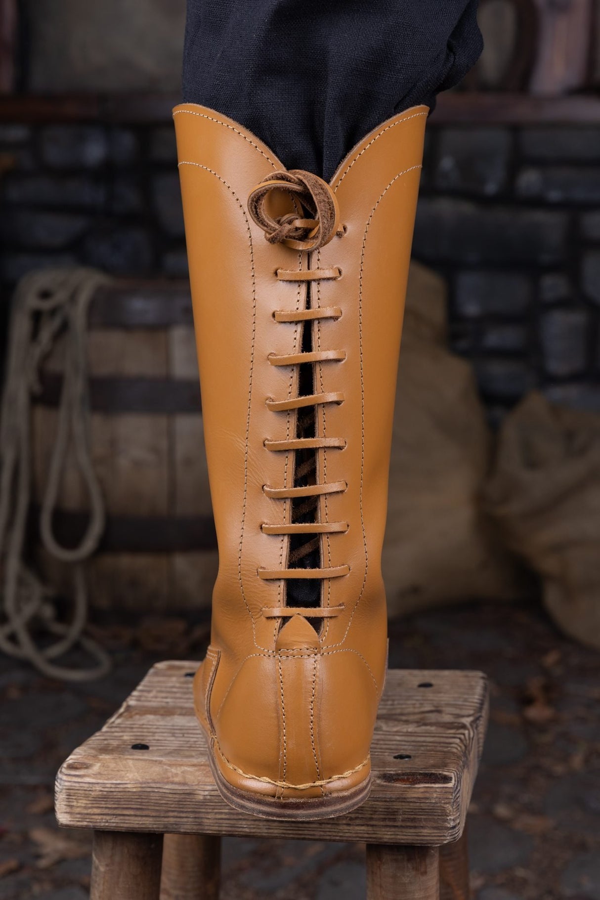 Medieval Boots Emmerich Light Brown