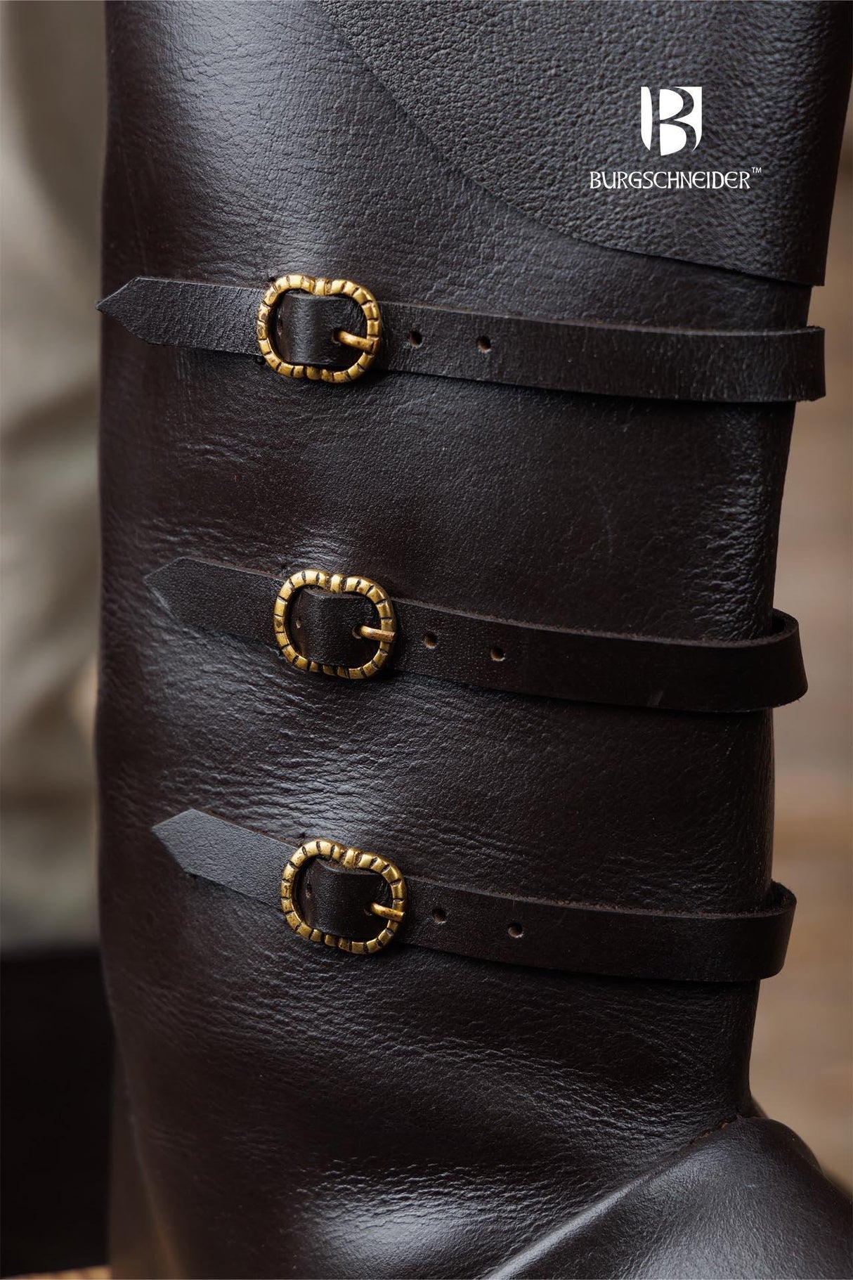 Medieval Boots Ernest Dark Brown