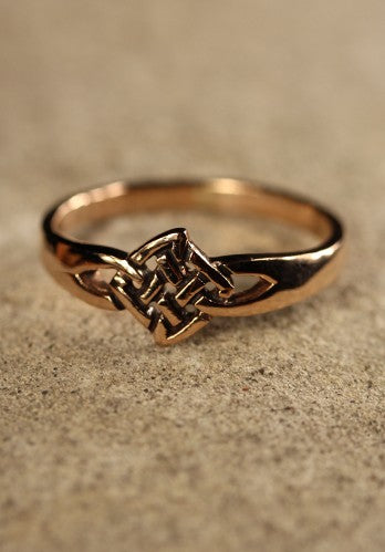 Celtic Ring Brigid Bronze