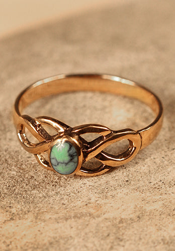 Celtic Ring Brigantia Turquoise