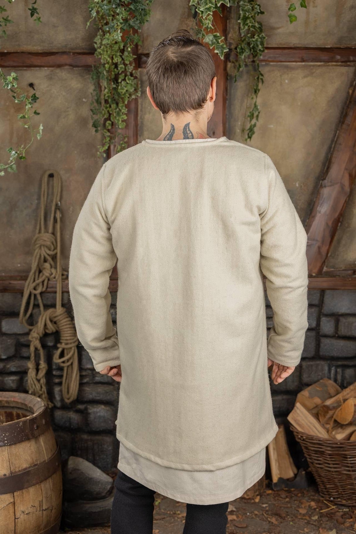 Wool Tunic Lodin Natural
