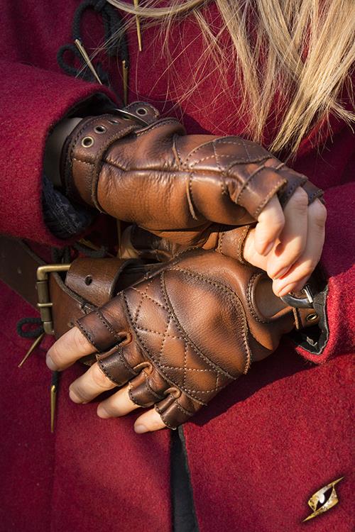 Lederhandschuhe Celtic, braun