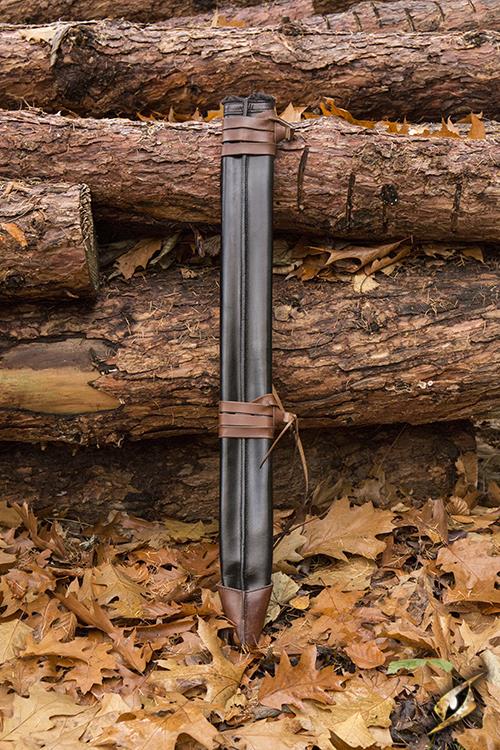 Schwertscheide Large, schwarz, Linkshänder