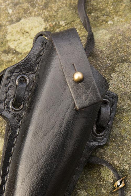 Holder Woodsman (incl. Knife) Black