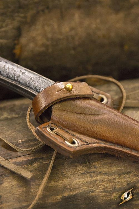 Holder Cutthroat (incl. Knife) Brown
