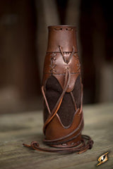Bottle Holder Laced Brown