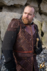Wildleder Schulterrüstung Woodsman Braun