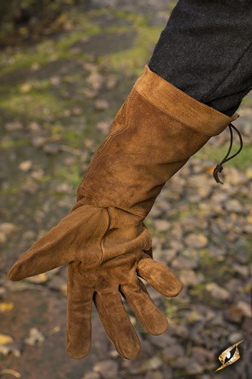 Leather Gloves Brown