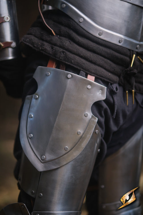 Captain Belt Shield Polierter Stahl