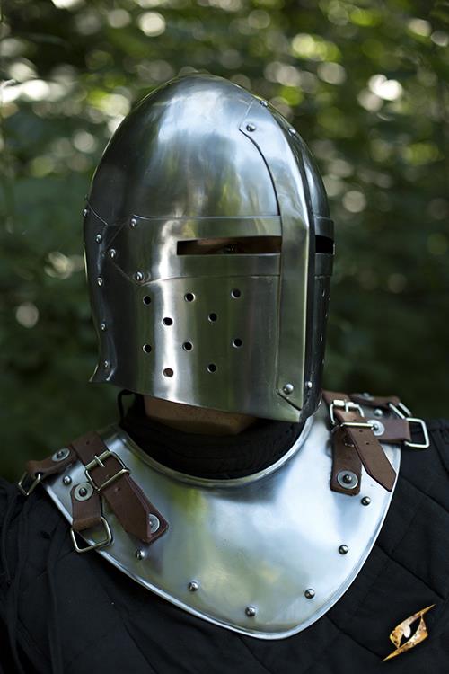 Helmet Sugar Loaf Polished Steel