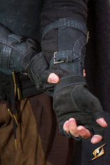 Ranger Armschienen Wildleder Schwarz