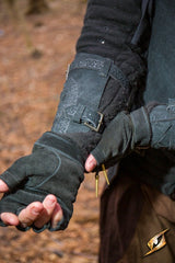 Ranger Armschienen Wildleder Schwarz