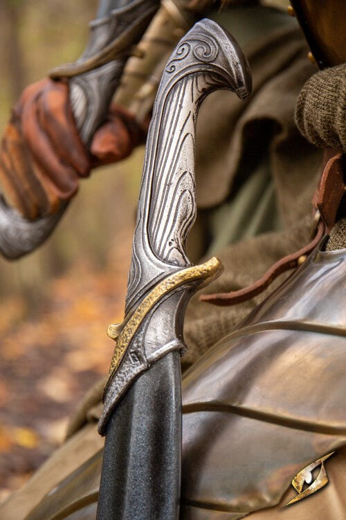 Gebogener Elbensäbel 90 cm