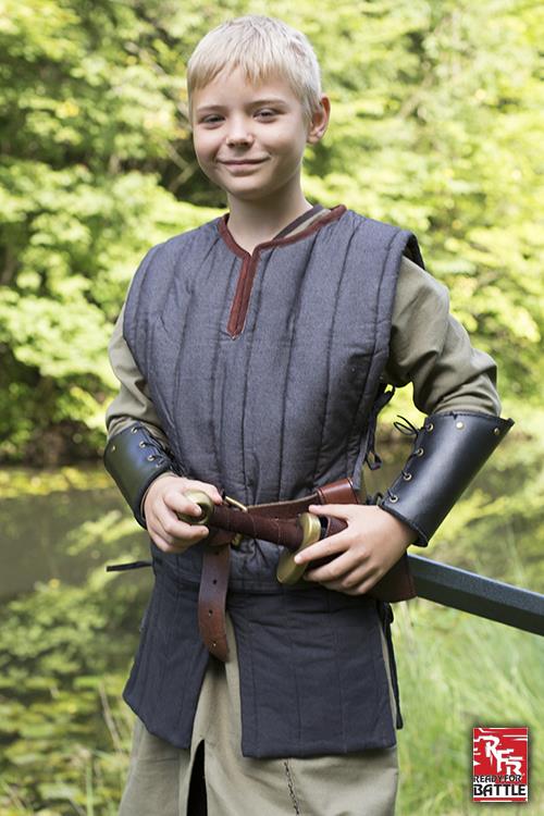 Ready for Battle Gambeson Padded Armour, schwarz