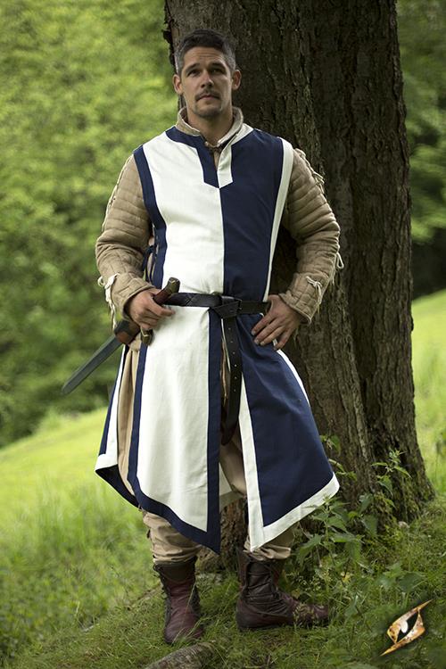 Wappenrock Basic, blau/weiß