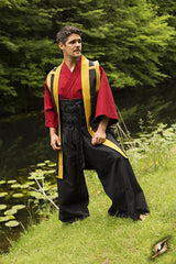 Coat Jin-Baori Black/Gold