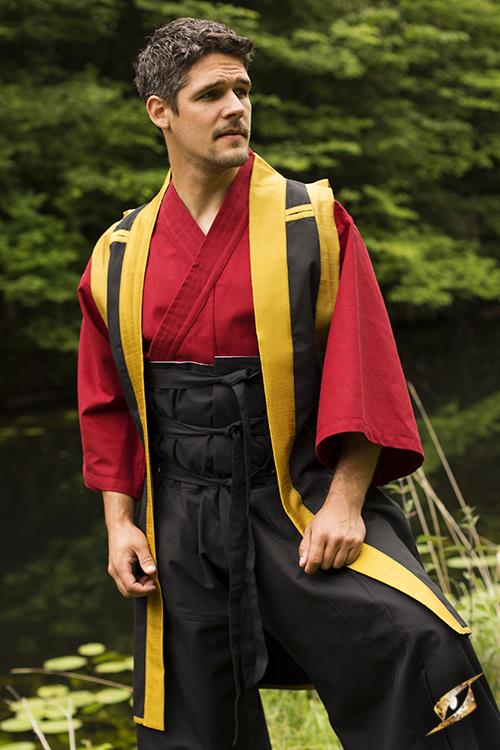 Coat Jin-Baori Black/Gold