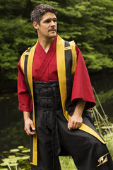 Coat Jin-Baori Black/Gold