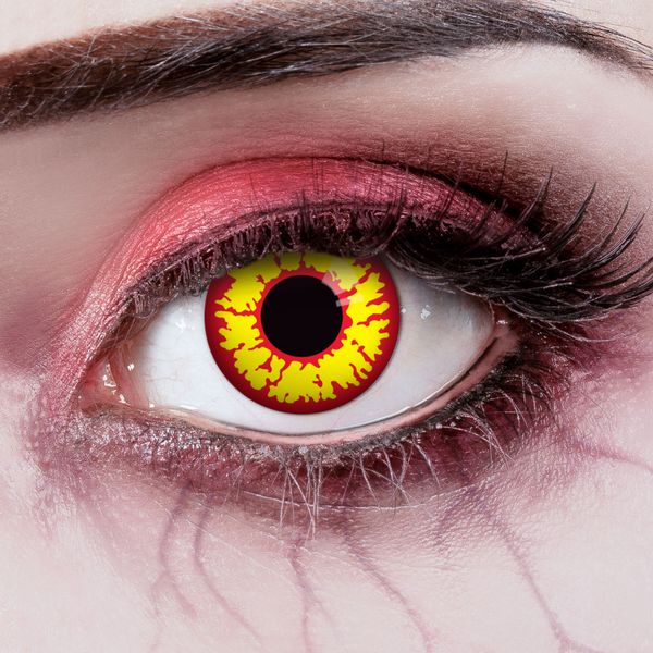 Contact Lenses Fire Alarm Yellow