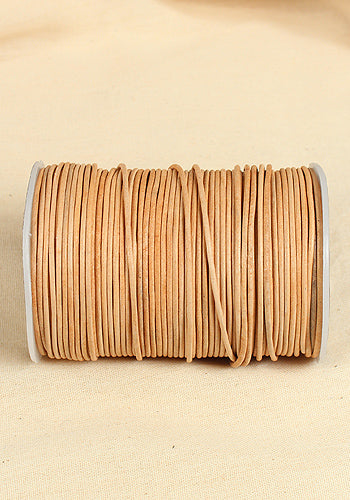 Lederschnur Creativa (2mm) 50m, natur
