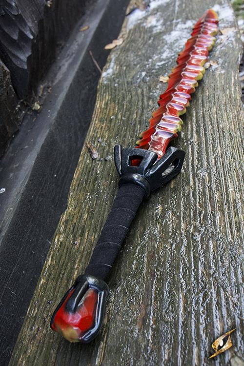 Schwert Hellfire 90 cm Schwarz/Rot